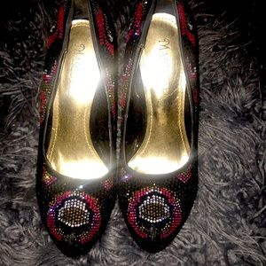 Mascotte crystal multi color heels 👠.